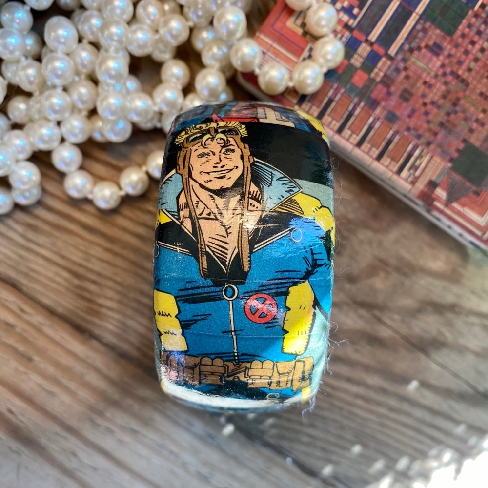 Marvel Comic X Men Decoupage Bangle